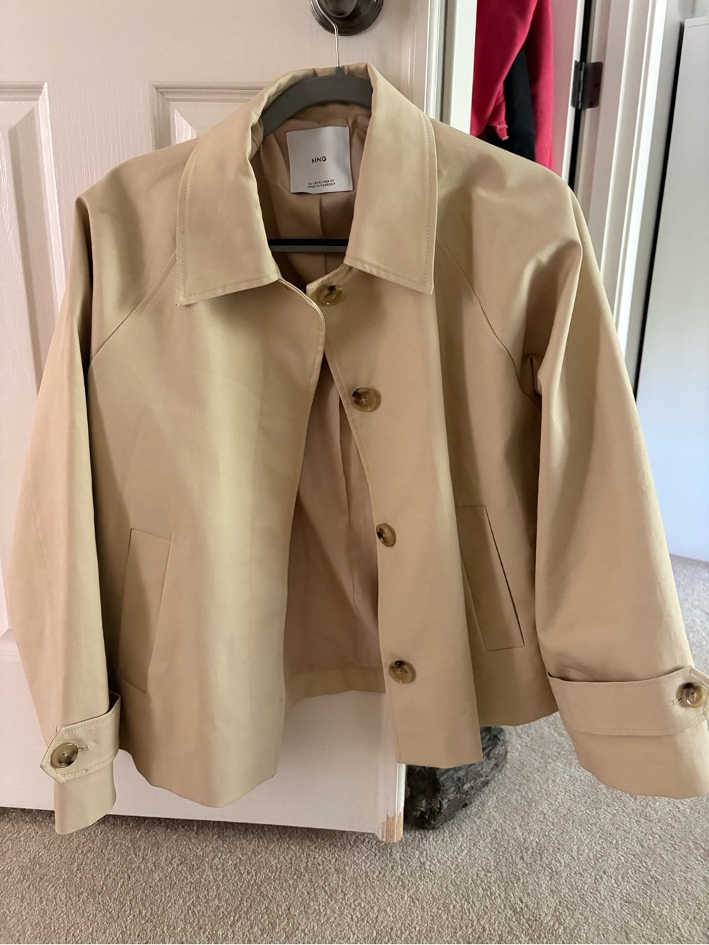 Mango Button-Front trench Jacket - Picture 1 of 3